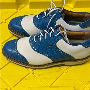 FootJoy Blue and White Men's Oxfords